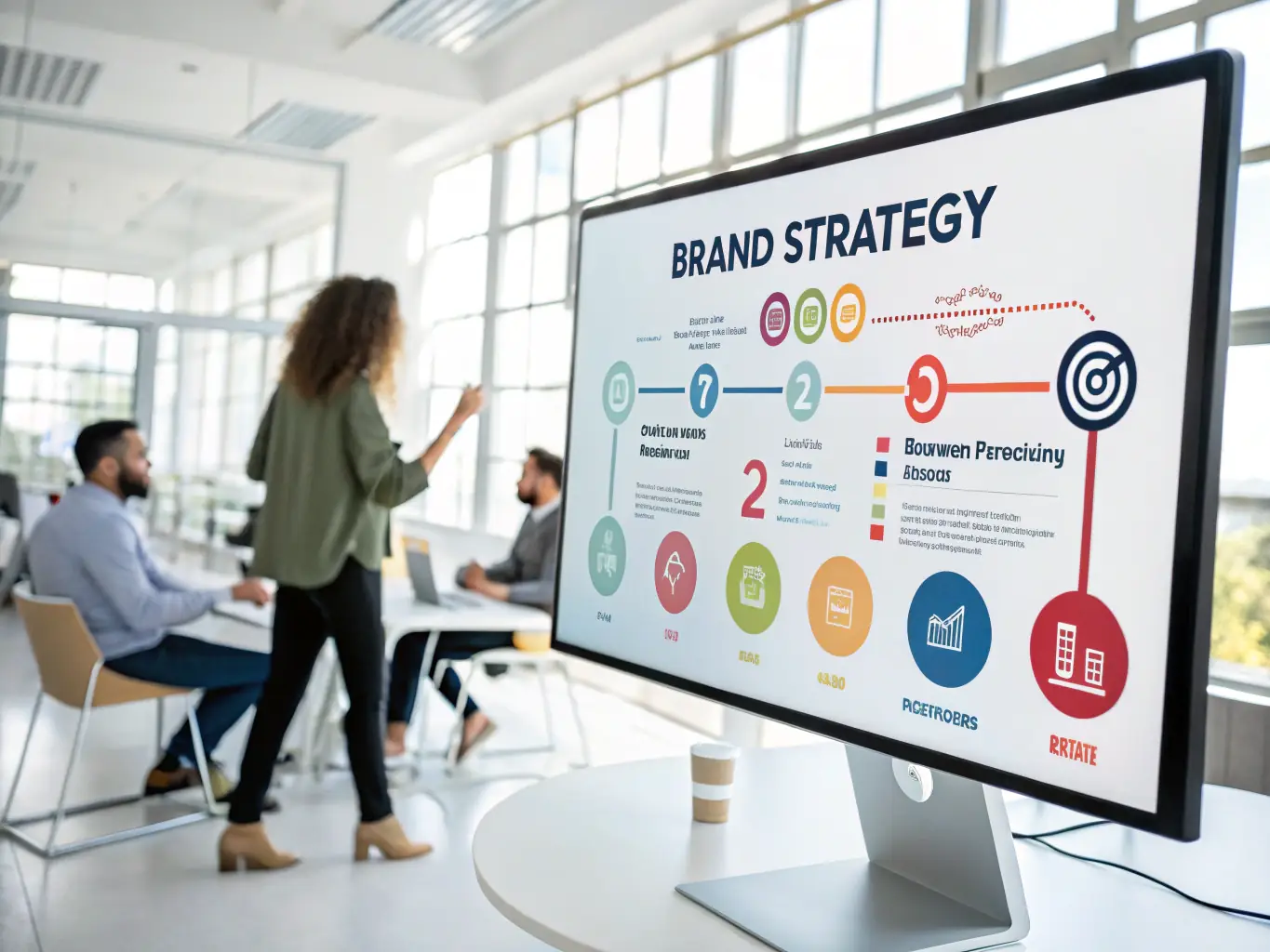 A visual representation of a roadmap with key milestones and targets for sustainability initiatives, showcasing ThECO Link Limited's roadmap and targets services.